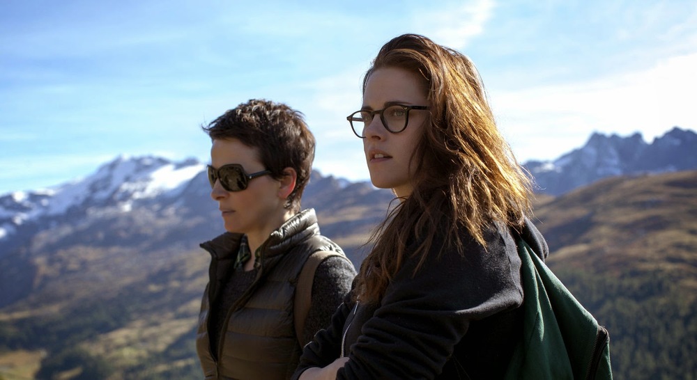Juliette Binoche and Kristen Stewart seek out the  Clouds of Sils Maria (a.k.a. Sils Maria).