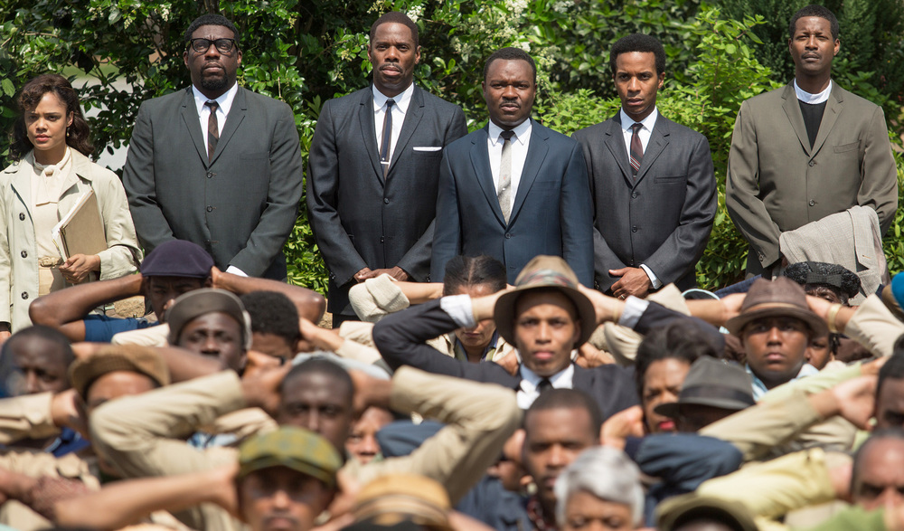 Oxford native David Oyelowo (centre) plays Martin Luther King in Ava DuVernay's stirring portrait of the civil rights movement,&nbsp; Selma.